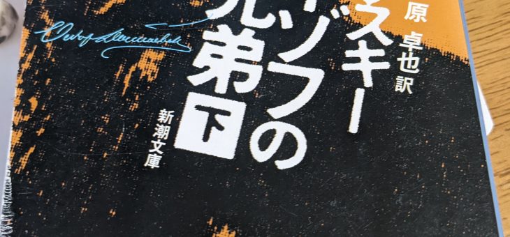 東大に入るための勉強日記(2023/5/7(日)(カラマーゾフの兄弟下を読み終える))